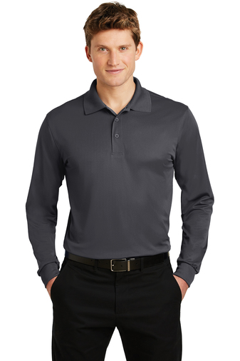 Sport-Tek &#174;  Long Sleeve Micropique Sport-Wick &#174;  Polo. ST657