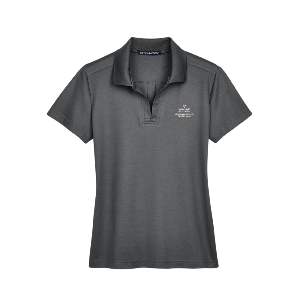 Devon & Jones CrownLux Performance™ Ladies' Plaited Polo. DG20W