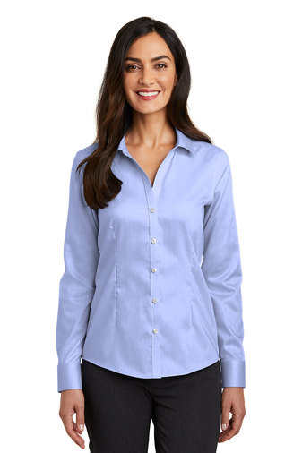 Red House Ladies Pinpoint Oxford Non-Iron Shirt. RH250