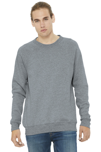 Bella+Canvas Unisex Sponge Fleece Raglan Sweatshirt. BC3901