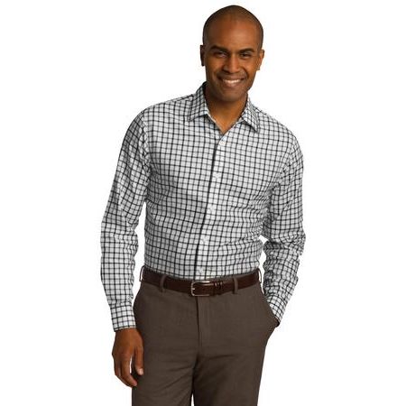 Red House ® Tricolor Check Slim Fit Non-Iron Shirt. RH74