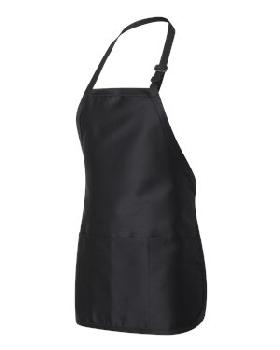 Q-Tees - Full Length Apron with Pouch - Q4250