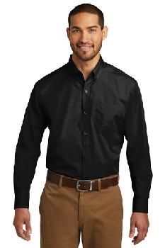 Port Authority &#174;  Long Sleeve Carefree Poplin Shirt. W100