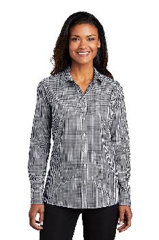 Port Authority ® Ladies Broadcloth Gingham Easy Care Shirt. LW644