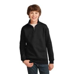 JERZEES &#174;  Youth 1/4-Zip Cadet Collar Sweatshirt. 995Y