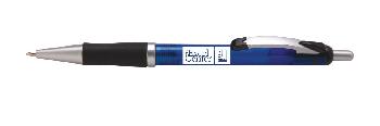 318: Lobo - Blue W/Black Rubber Grip & Blue Ink