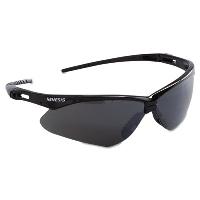 NEMESIS BLACK FRAME, SMOKE MIRROR LENS SAFETY GLASS