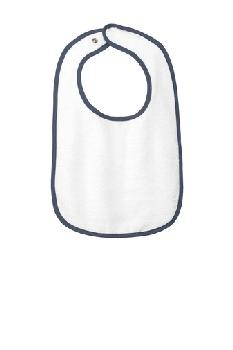 Rabbit Skins &#153;  Infant Contrast Trim Terry Bib. RS1003